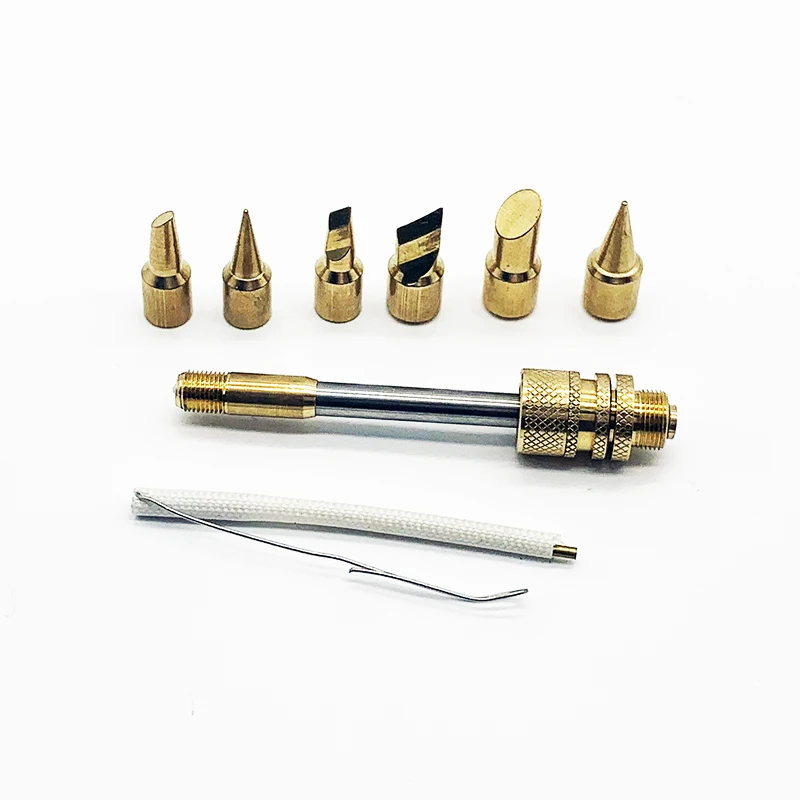 

510 Electric Soldering iron Tip 510 Interface Wireless Solder Stations Tip Welding Tools 20-100W Cutter head Horseshoe Pointed