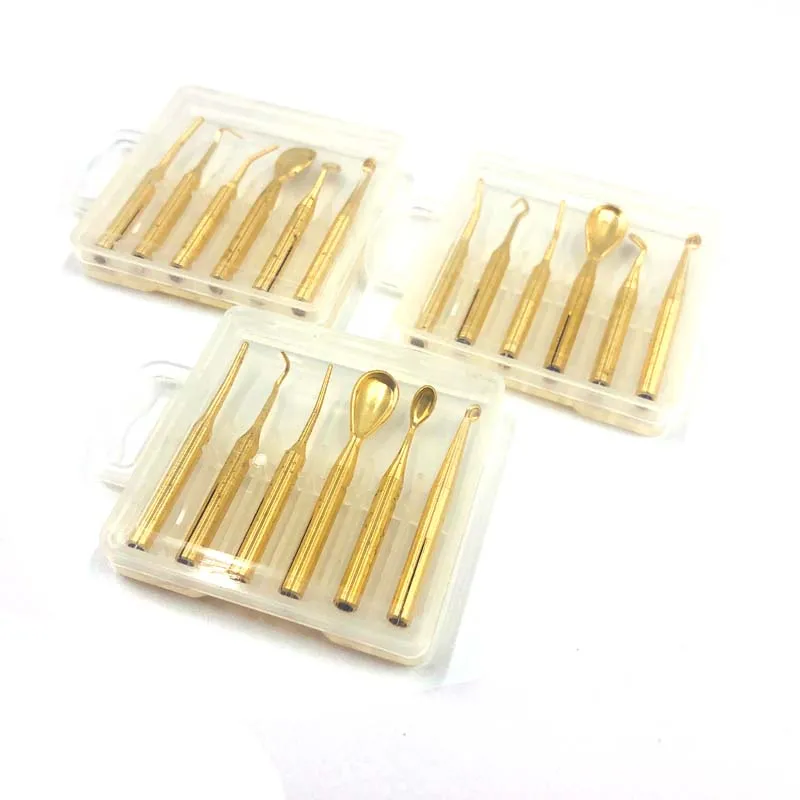 3 boxs/18 pcs Wax Tip/Pot for Dental Lab Electric Waxer Carving knife Machine Double Pen Tips for SJK Lab