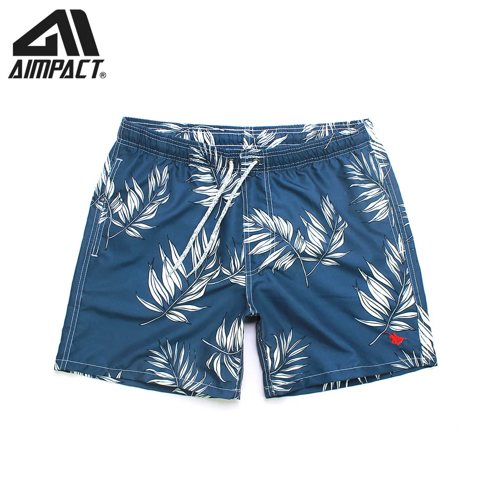 Men's Board Shorts Fast Dry Swim Shorts for Men Tropical Summer Holiday Beach Surf Swimming Short Trunks By Aimpact