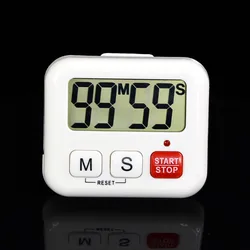 Magnet Cooking 99 Minute Kitchen Egg Kit Study Shower Sound Alarm Clock Time Timer Digital LCD Sports School Countdown Stopwatch