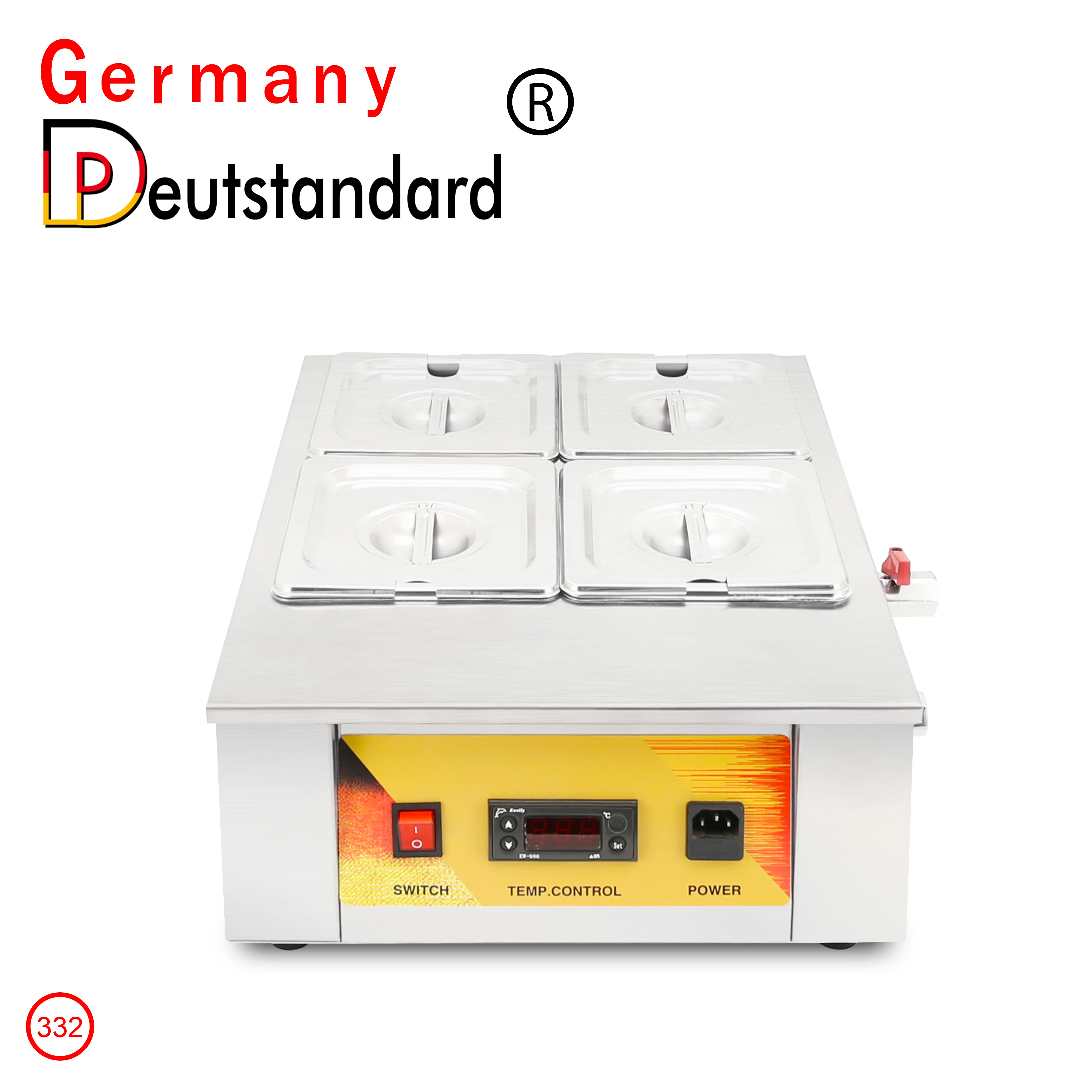 상업 전기 초콜릿 녹는 기계 소스 온난화 기계 4 탱크와 초콜릿 Melter 레스토랑 음식 따뜻하게 CE