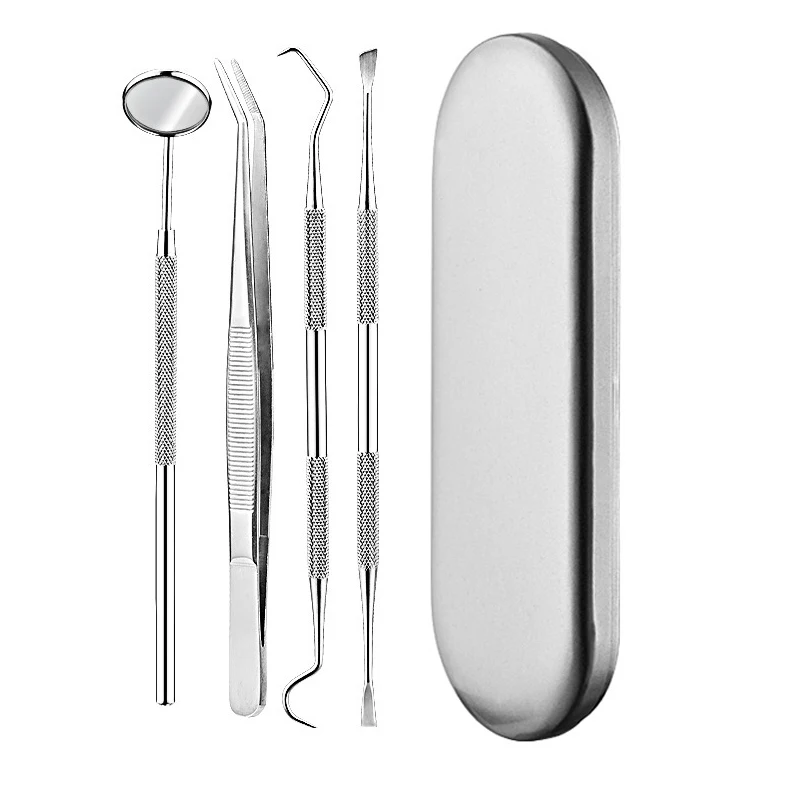 Dental Mirror kit Sickle Tartar Scaler Teeth Pick Spatula Dental Lab Dentist Oral Care Tooth Cleaning Tools dental instrument