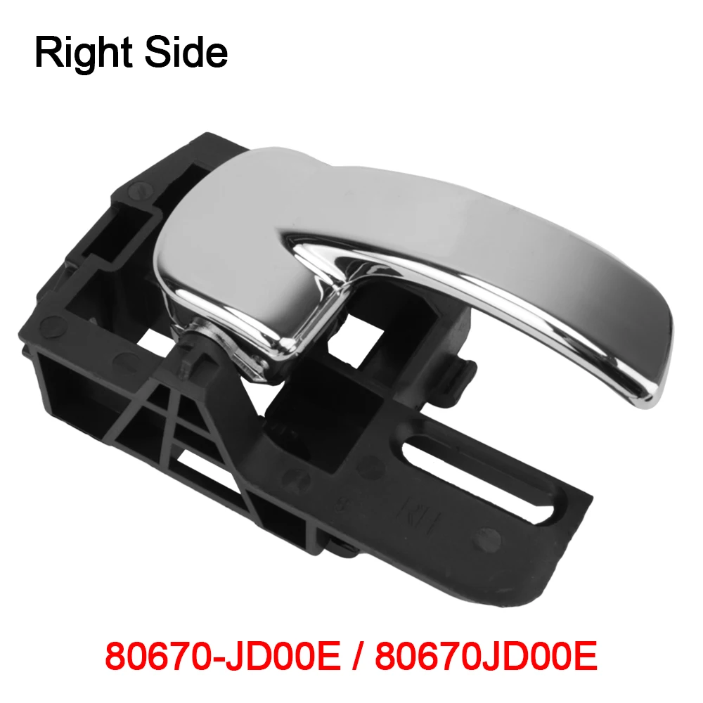 Interior Door Handles Car Inner Handle 2 pcs For Nissan Qashqai J10 2007 2008 2009 2010 2011 2012 2013  80670JD00E 80671JD00E