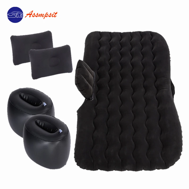 

Inflatable car mattress outdoor camping inflatable bed PVC flocking Multifunctional Car inflatable bed car accessories