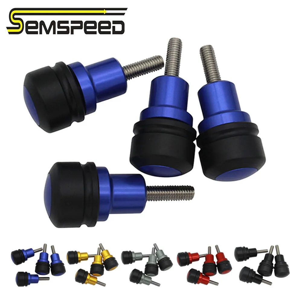 SEMSPEED Motorcycle Tenere700 6mm Front Fender Frame Slider Screw Bolt Fork Protector For Yamaha Tenere 700  2019-2020 2021 Part