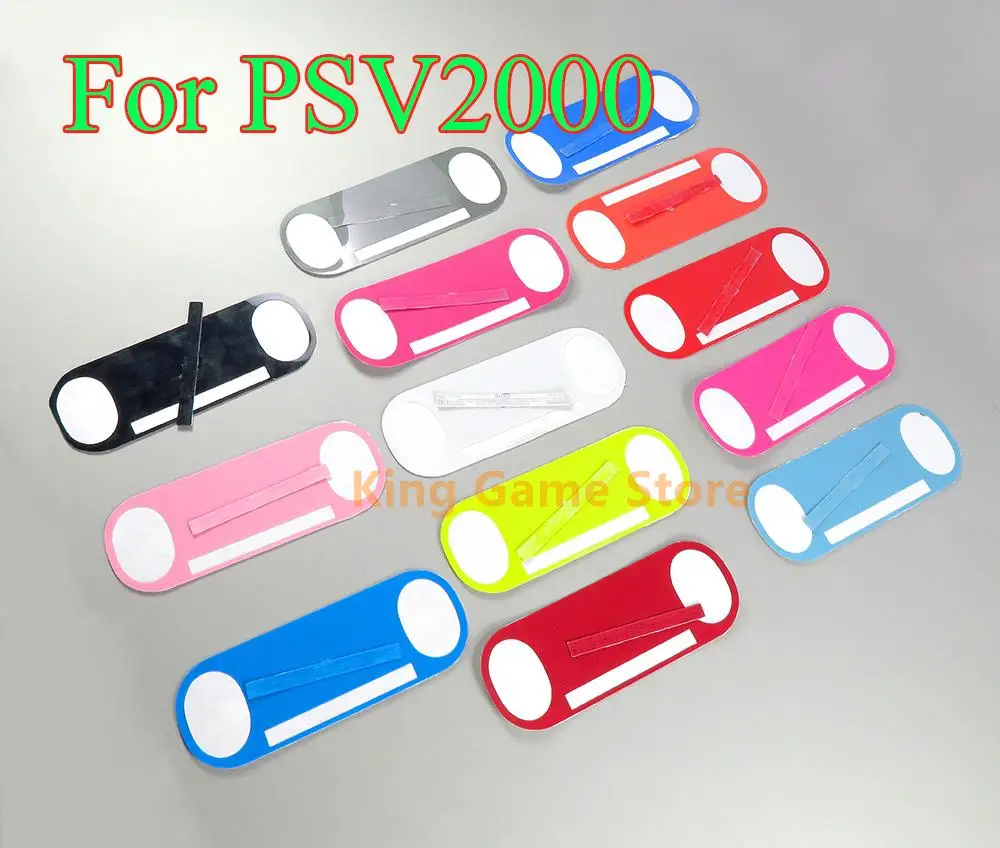 

10sets/lot Colorful Housing Shell stickers Label For PSV 2000 psvita 2000 Console host back cover back faceplate Label Sticker