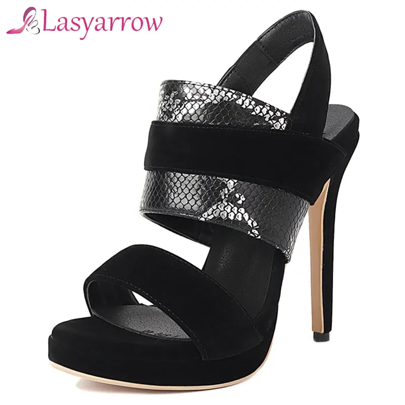 

Lasyarrow 2021 New Style Gladiator Sandals Women High Heels Sandals Thin Heels Ladies Sexy Party Open Toe Shoes Gold Silver