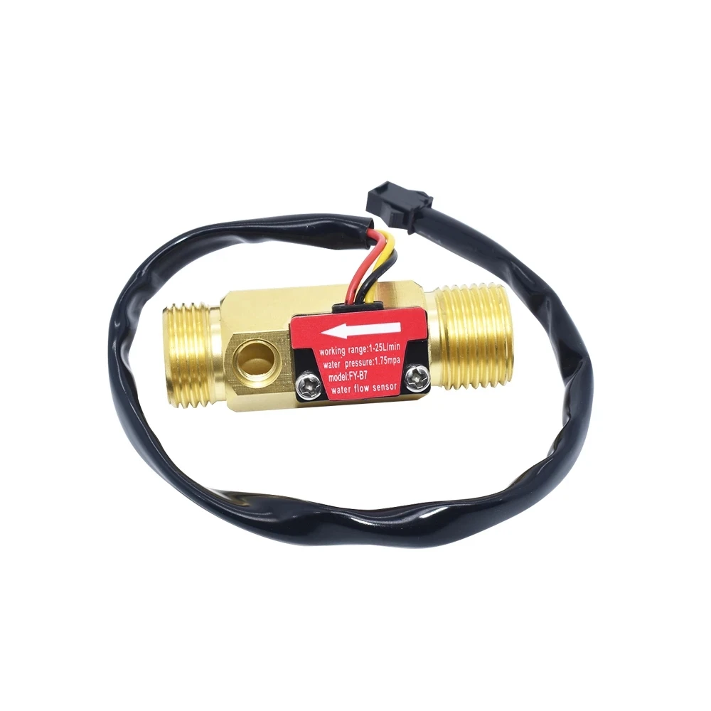 High precision water flow Hall sensor switching Brass water meter industrial turbine flowmeter suitable for water heaters