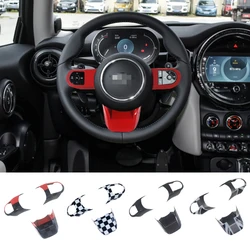 New Union Jack Car Steering Wheel Panel Button Sticker Covers For Mini Cooper S JCW F54 F55 F56 F57 F60 2021 2022  Accessories