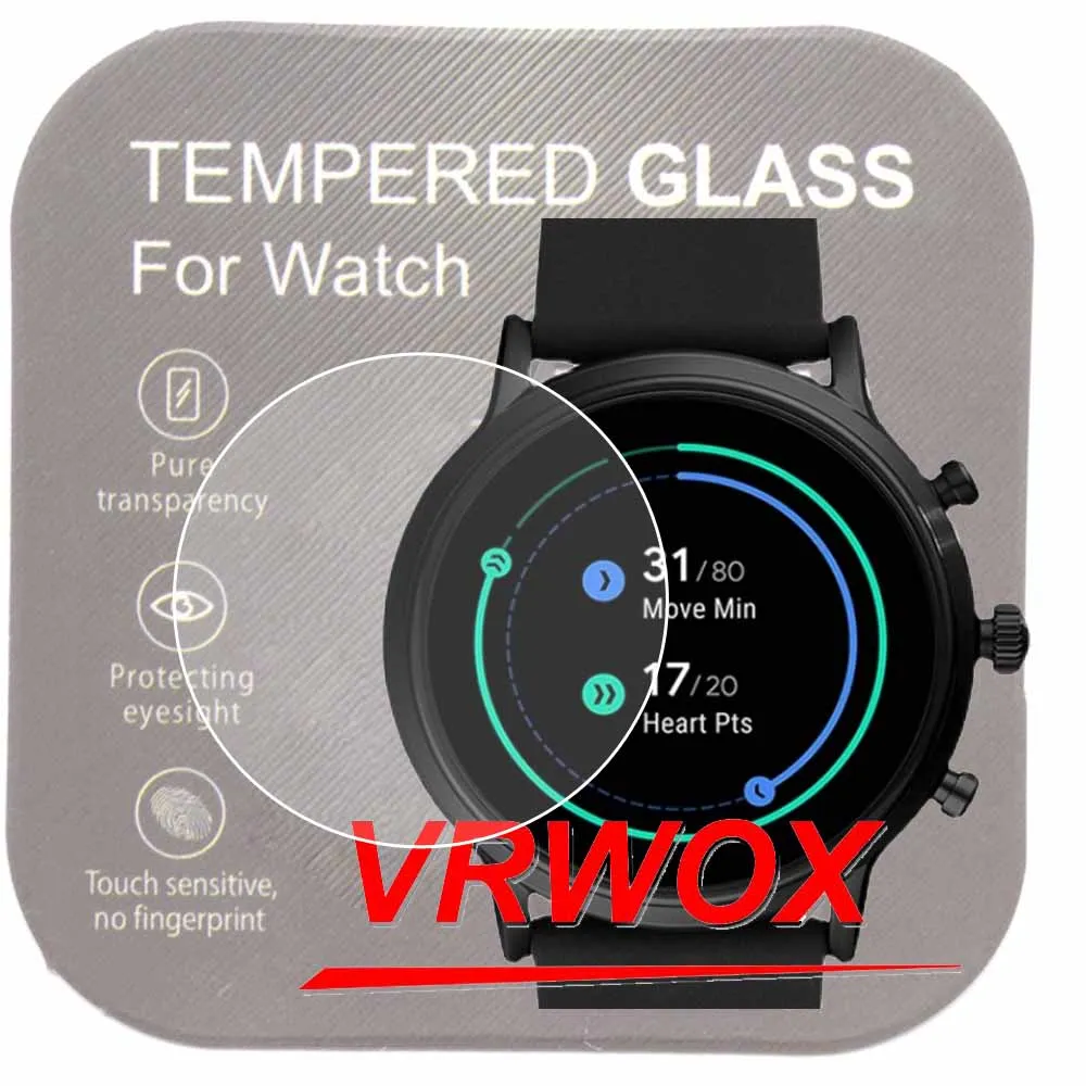 3Pcs 9H Anti-Scratch Tempered Glass Screen Protector For Fossil Gen 5  Fossil Gen 4 Smartwatch Screen protector