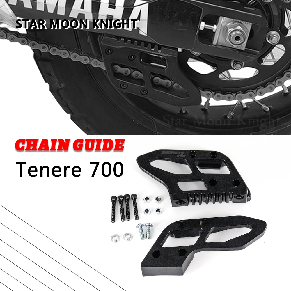 

For YAMAHA Tenere 700 TENERE700 XTZ XT700Z T 700 T7 Chain Guide Pulley Chains Stabilizer Chainring Protector Plate Guard Cover