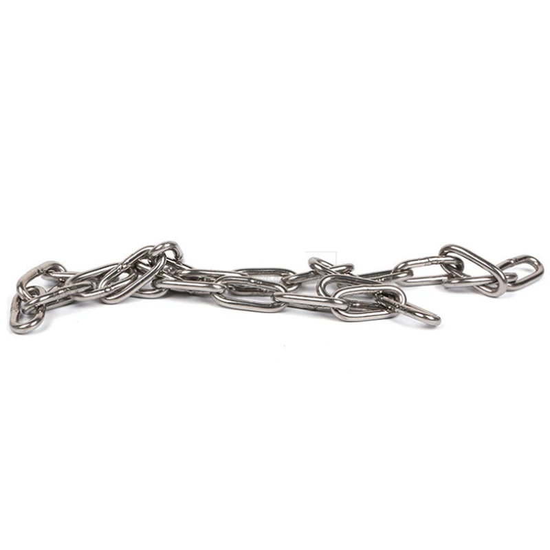 5 meter 304 stainless steel chain traction tag chandelier clothes drying iron chain pet dog Choker Collar