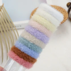 10pcs/ New Set Elastic Rubber Bands Knitting Hair Accessories Warm Colored Women Girls Headwear Fashion Hot Sale