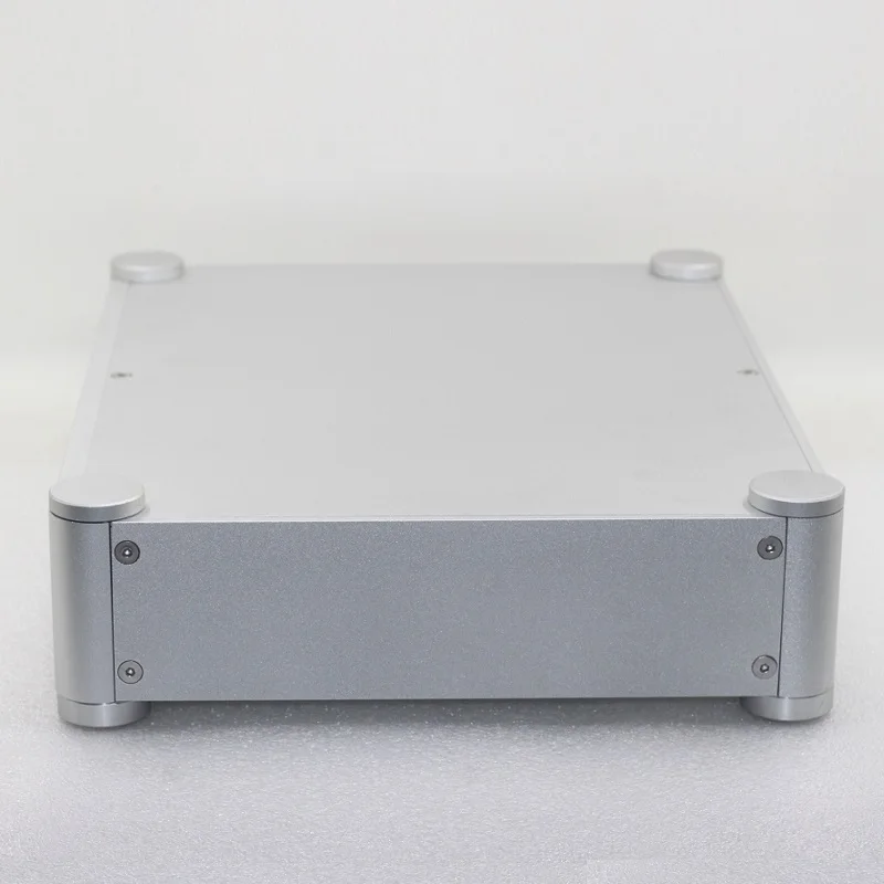 Усилитель для самостоятельной сборки 320*76*250 мм, Матовый алюминиевый круглый Угловой зеркальный усилитель, чехол для телефона, корпус для наушников