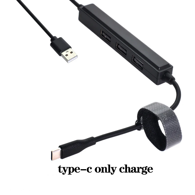 USB2.0 HUB 3 Ports USB2.0 HUB with USB C charge  cable for Tablet mobile phone for HUAWEI XIAOMI