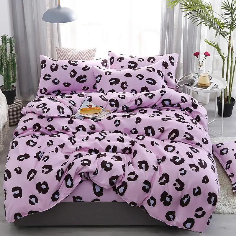 

30 Printing Duvet Cover Sets King Activity Bedding sets RU USA EU AU Size,Quilt cover Sheet Set Bedroom Bedding Bed Linen pink