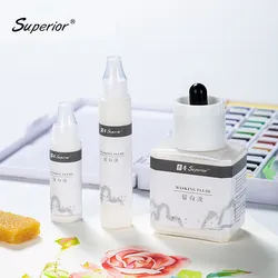 Pluma líquida de acuarelas blancas, herramienta de Arte de goma para pintar, suministros de arte, 15/25/85ml, Superior