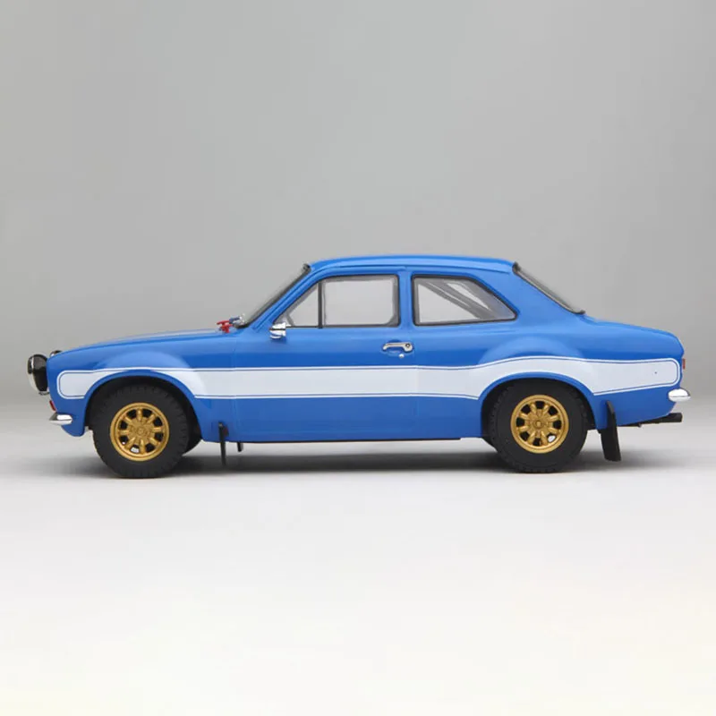 Diecast 1/18 Scale ESCORT RS2000 Alloy Car Model Collection Souvenir Ornaments Display Vehicle Toy Gift Decoration