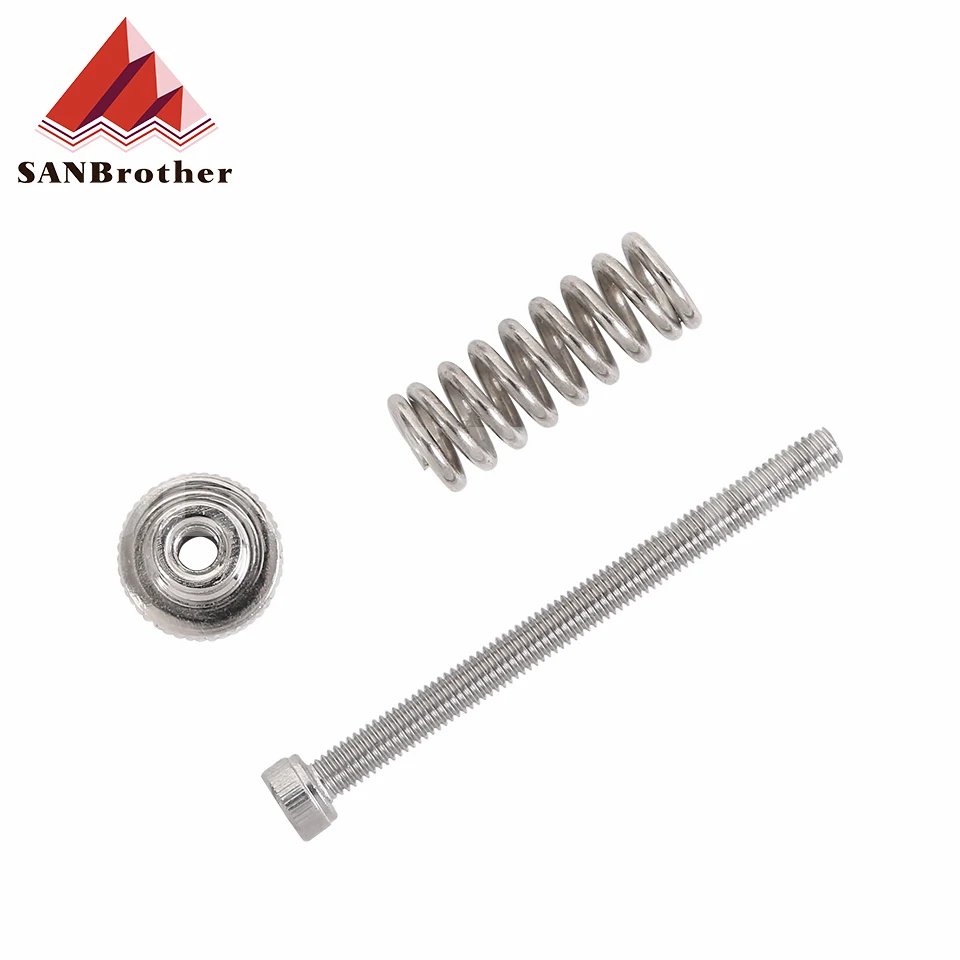 

3D Printer Leveling Components M3 Screw Leveling Spring Leveling Screw Nuts Knob For 3D Printer Parts Heating Bed