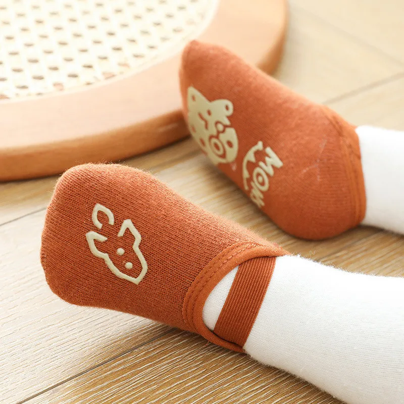 

Newborn Baby Girl Boy Cotton Socks Indoor Non-slip Toddler Socks Autumn and Winter Cartoon Floor Socks Baby Accessories