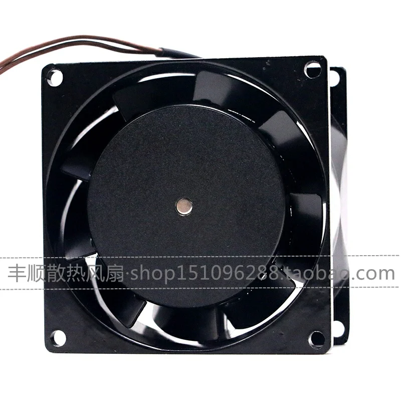 New original 3E-230B 8038 8cm 220V full metal iron leaf high temperature axial flow fan