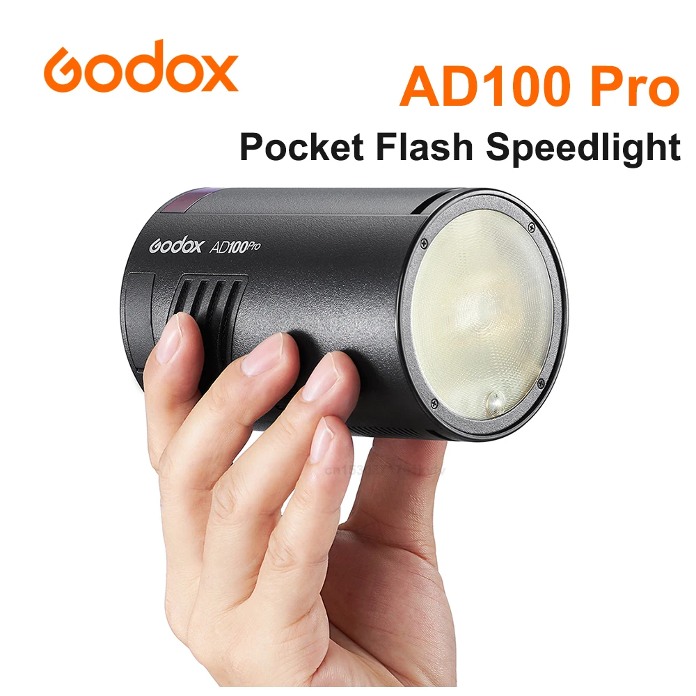 

Godox AD100 Pro 100W Pocket Flash Speedlight 2.4G Wireless TTL HSS For Sony Nikon Canon Fujifilm Olympus DSLR Camera AD100pro