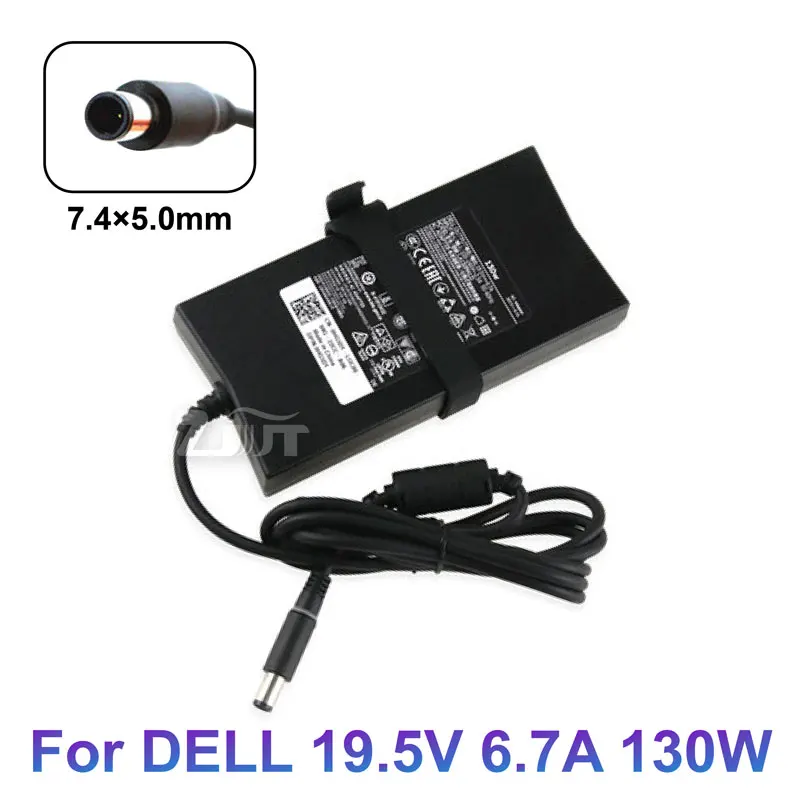 

19.5V 6.7A 130W 7.4*5.0 AC Laptop Adapter Power Charger For DELL G3 G5 XPS15 7566 7567 7557 7559 P57F LA130PM DA130PE1-00