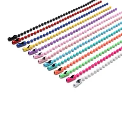 Lot de 20 ou 40 pièces de connecteurs pour étiquettes de poupées, billes, perles, clé, JODIY, bijoux, fournitures exécutives, 2.4mm