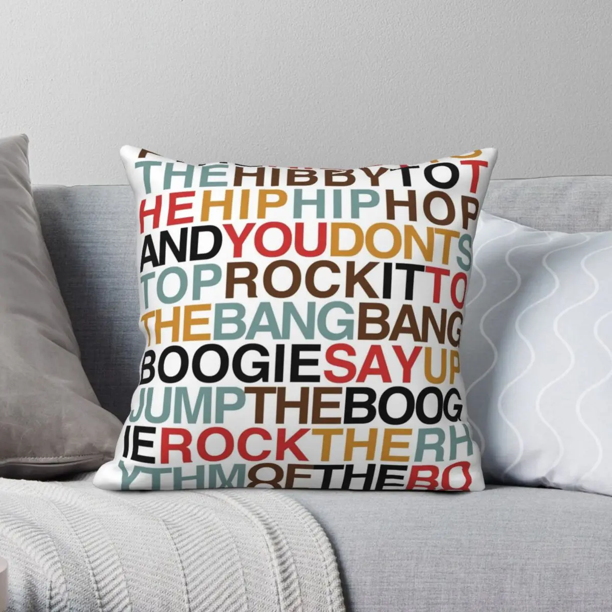 Rapper's Delight Sugarhill Gang Pillowcase Polyester Linen Velvet Pattern Zip Decor Pillow Case Home Cushion Cover