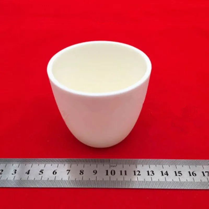 dia73x67mm 150ml arc-shaped 99% pure alumina ceramic melting crucible for melting