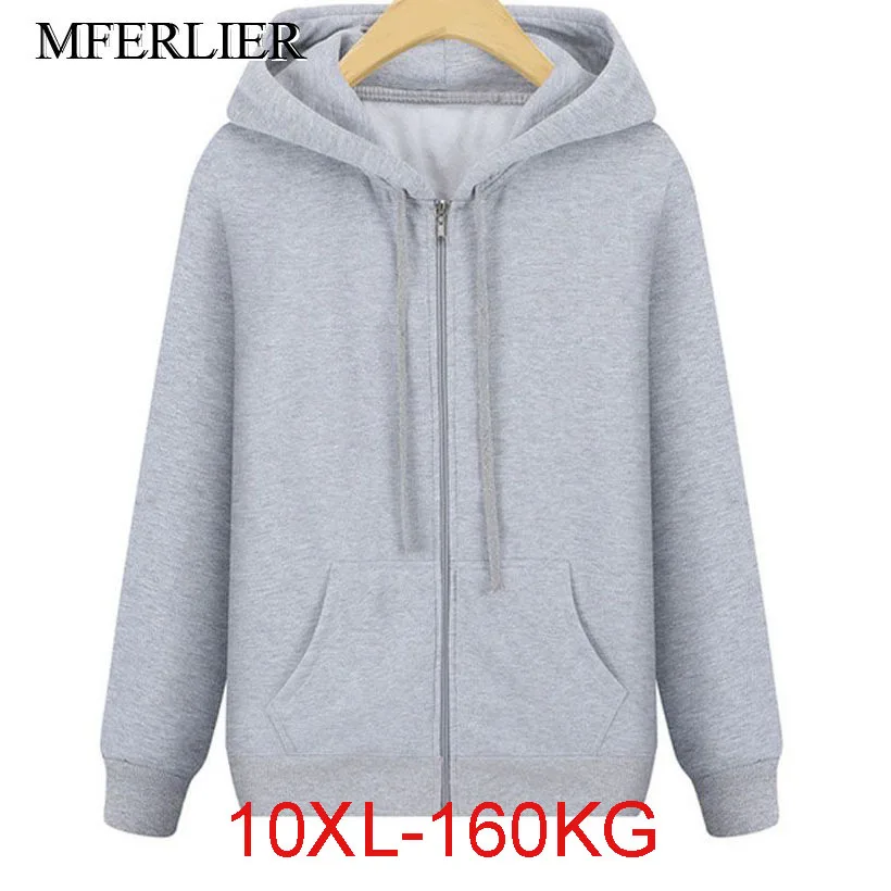 

Winter Autumn hoodies men 5XL 6XL 7XL 8XL 9XL 10XL Bust 160cm men Fleece Plus size Hoodies