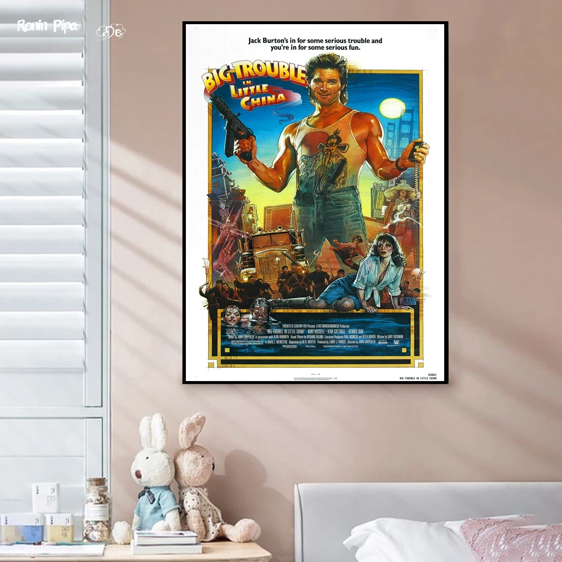 Большие проблемы в маленьком Китае, классический кинопостер, Художественная печать, холст, живопись, настенные картины, гостиная, домашний декор (без рамки)