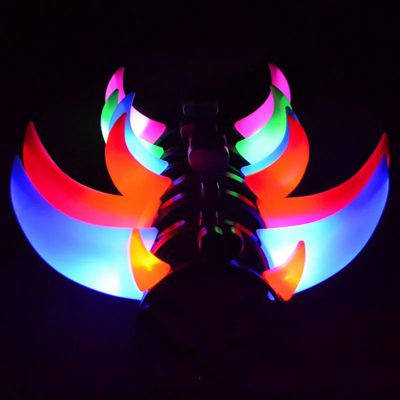 10pcs LED Flashing Devil Horn Women Girls Light Headbands Ears Glow Neon Party Cosplay  Birthday      navidad  Halloween