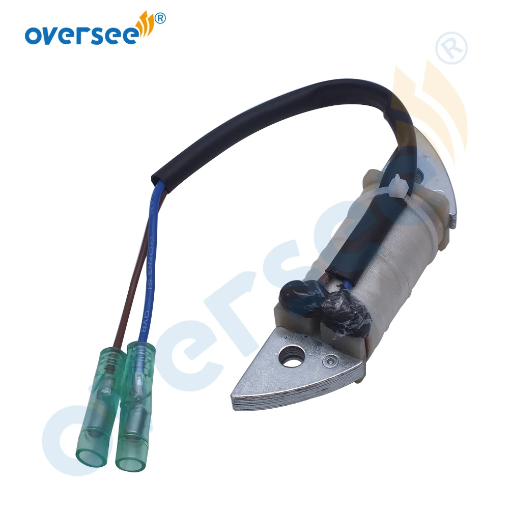 63v-85520 bobina de carga de popa para yamaha, peças de motor de popa 2t 9,9hp 15hp parsun hdx lugares tec seapro 15