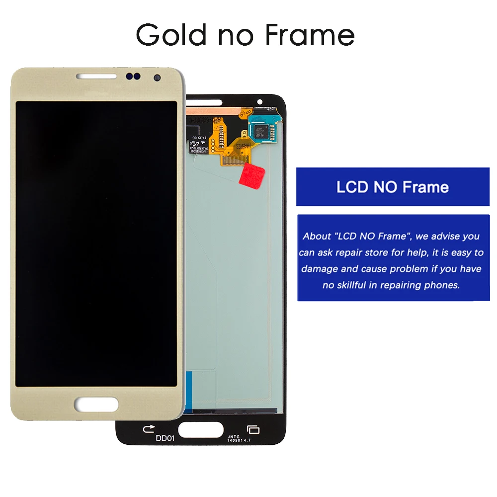 New for Samsung  Alpha G850F lcd Display Touch Screen Digitizer for  Alpha (S801) G850 LCD Note 4 mini Display