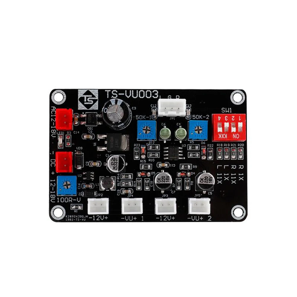 Support High And Low Frequency Access With Adjustable Light And Dark Backlight DB Power Amplifier VU Level Meter Driver Board