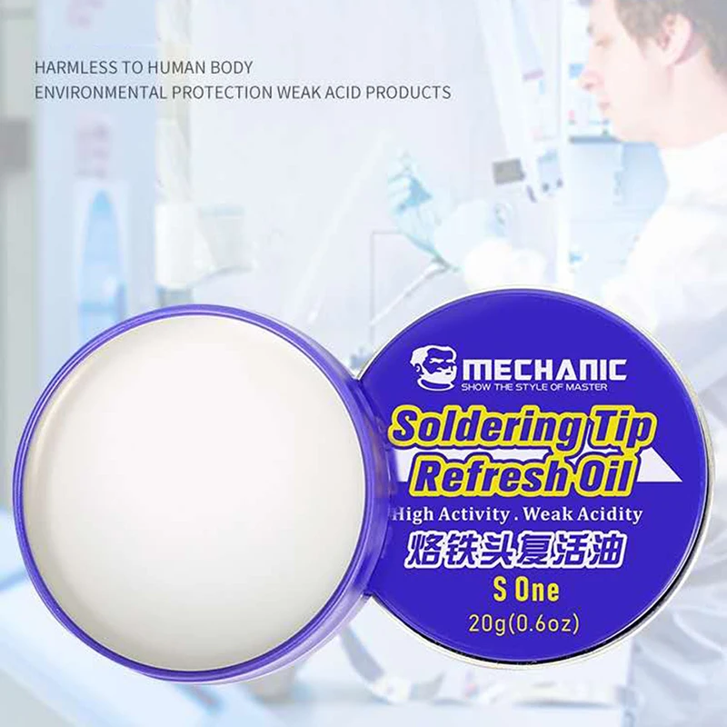 Thợ Cơ Khí S Một Đầu Hàn Làm Mới Dầu Mỏ Hàn Kem Sạch Dán Cho Ôxít Hàn Hàn Sắt Đầu Đầu Phục Sinh