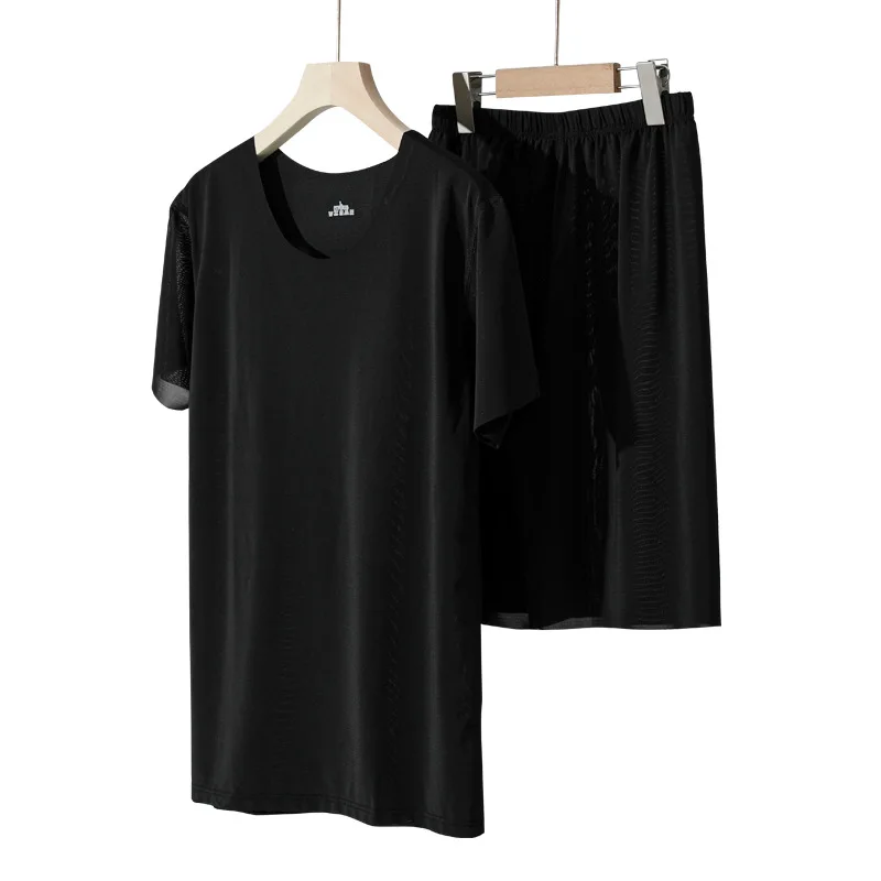Xiaomi-conjunto de manga curta de seda youpin ice, pijamas esportivos, casuais, de secagem rápida, roupas ultrafinas para homens