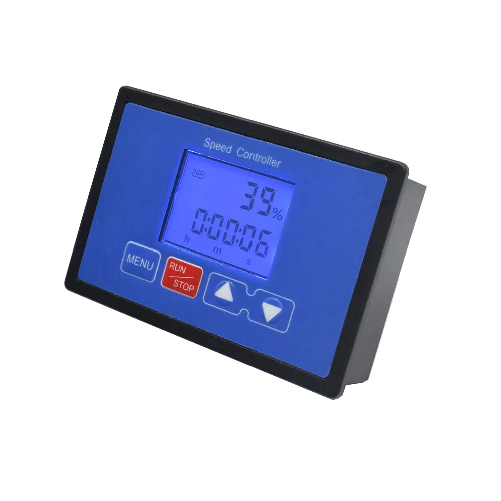 PWM سرعة تحكم تيار مستمر 6.5 فولت-55 فولت 30A LCD شاشة ديجيتال 0 ~ 100% مقياس سرعة الدوران قابل للتعديل لاسلكي للتحكم عن بعد موتور تيار مباشر حاكم