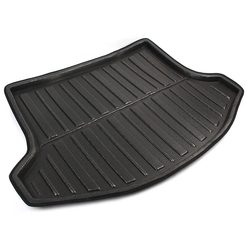 Car Rear Trunk Boot Mat Floor Tray Carpet Mud TPR Protector Cover For Kia Sportage R 2011 2012 2013 2014 2015