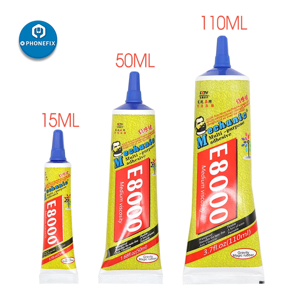 B7000 Glue T7000 E8000 For Rhinestones Crystal Adhesive Jewelry 15ml 50ml 110ml Needles Epoxy Resin DIY Jewelry Crafts Glass