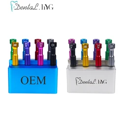 Ensemble complet et Base de laboratoire dentaire, tournevis d'implant en acier inoxydable, Kit d'outils de dentisterie, Micro tournevis, Instrument de dentiste