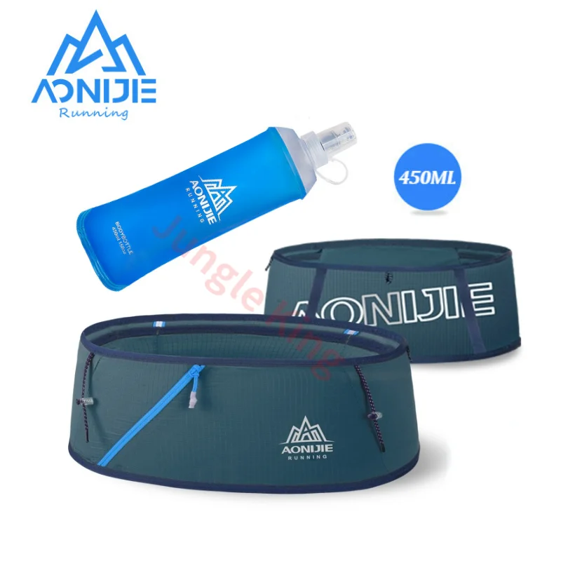 AONIJIE New 450ML Belt Hydration Waist Pack Ultralight Waist Bag Phone Holder For Outdoor Trailing Running Camping Hiking W8101