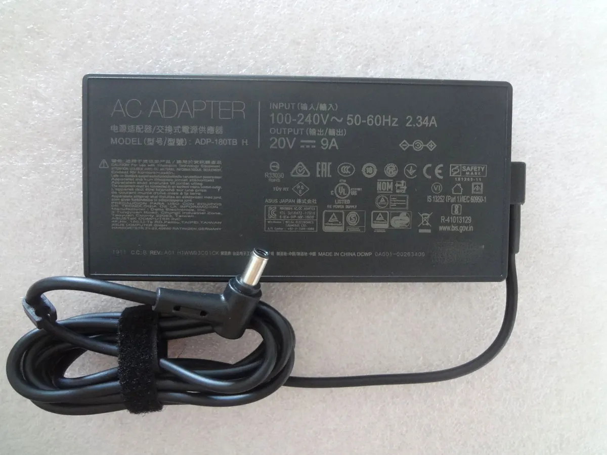 

OEM 20V 9A 180W 6.0mm AC Adapter ADP-180TB H For ASUS ROG Zephyrus G14 GA401II-BM026T Gaming Notebook Genuine Puryuan Charger