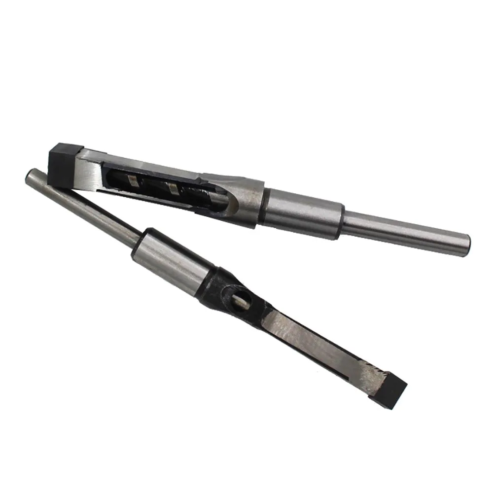 6mm - 19mm Square Tool Auger Drill Bit Mortising Chisel Woodworking Hole Saw 1/4(6.4mm) 5/16(8mm) 3/8(9.5mm)