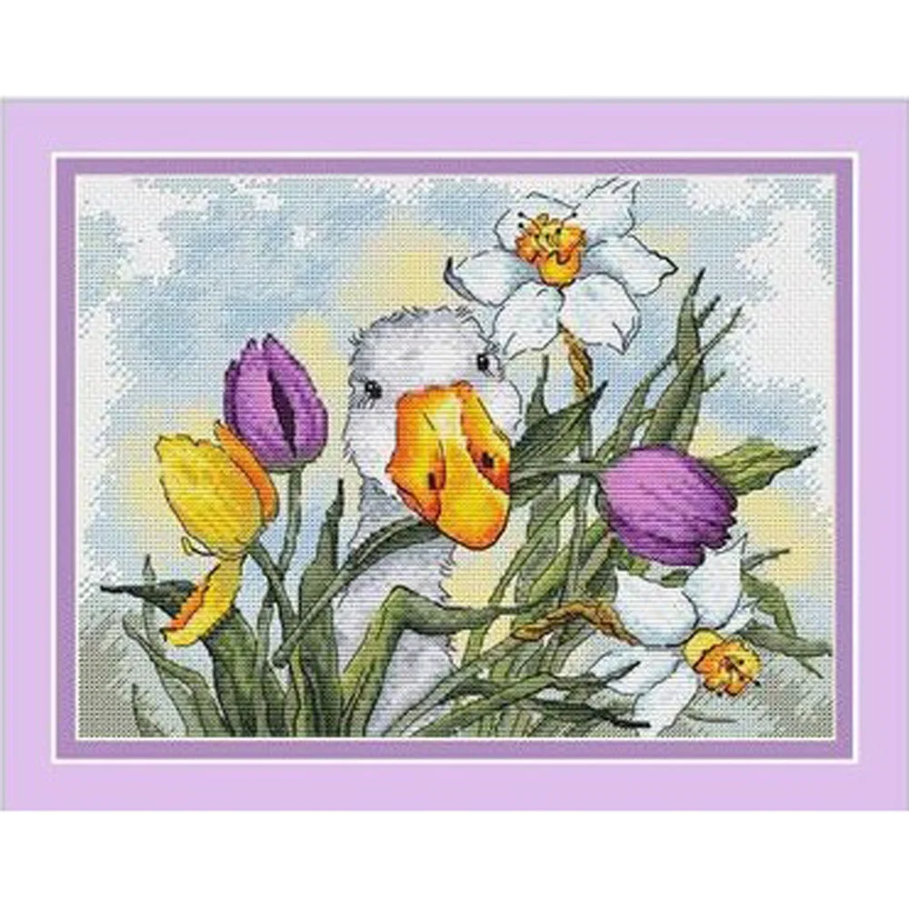 

ZZ5368 For Needlework Kit NOT PRINTED Cross stich Painting Set Cross Stitch Kits Cross-stitch Embroidery Set Stitch Kits Cross