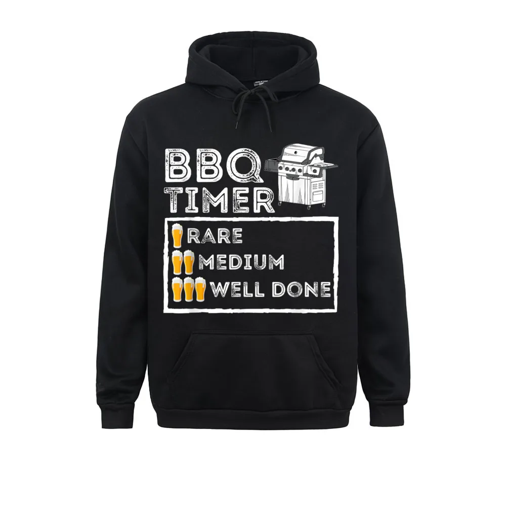 

BBQ Timer Funny BBQ Smoker Barbecue Grilling Sweatshirts For Men Masculine Winter Hoodies Long Sleeve Fashionable Clothes