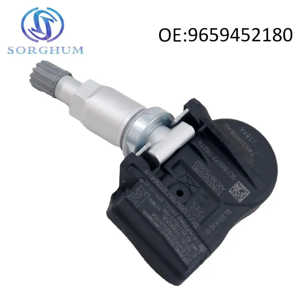 

9659452180 TPMS Tyre Pressure Sensor For Peugeot 207 208 307 407 408 508 607 807 1007 2008 433MHz FW931A159AB