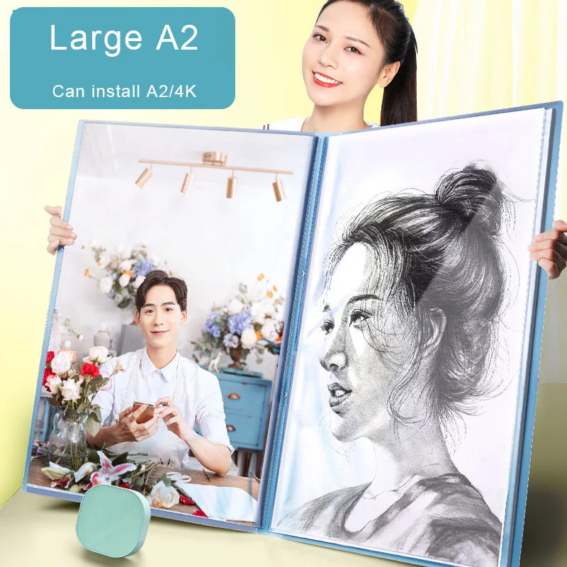 New 8k A3 Storage Picture Album Folder File Folder Storage Organizer Children's Art Drawing Paper Preservation Office Folders