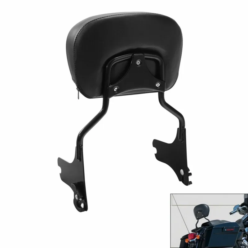 Motorcycle Passenger Backrest Sissy Bar For Harley Touring Road King Street Electra Glide 1997-2008